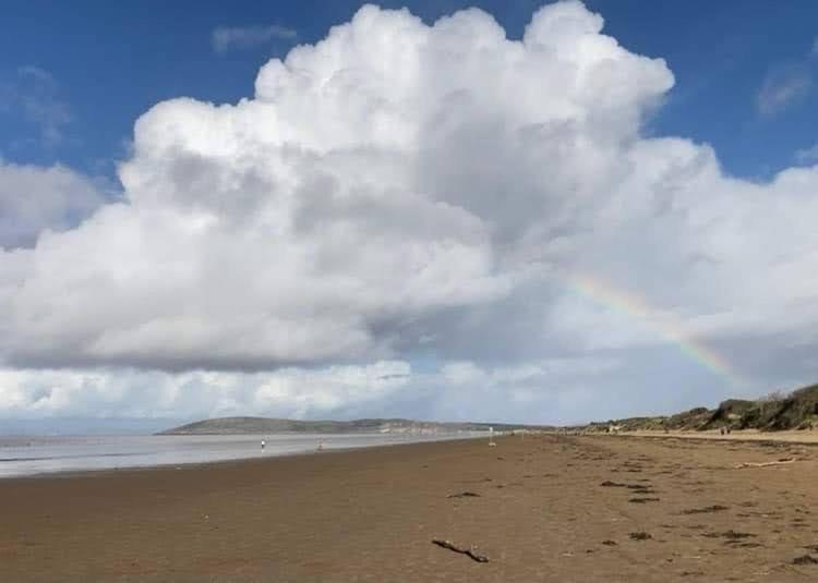 Sandy Beach Hill View Apartment Brean Esterno foto